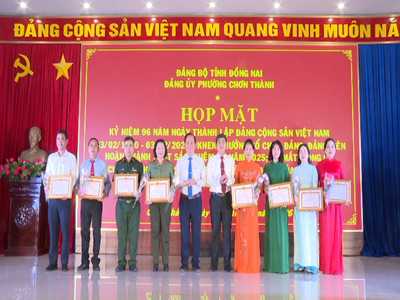 Chơn Thành: Họp mặt kỷ niệm 96 năm Ngày thành lập Đảng Cộng sản Việt Nam
